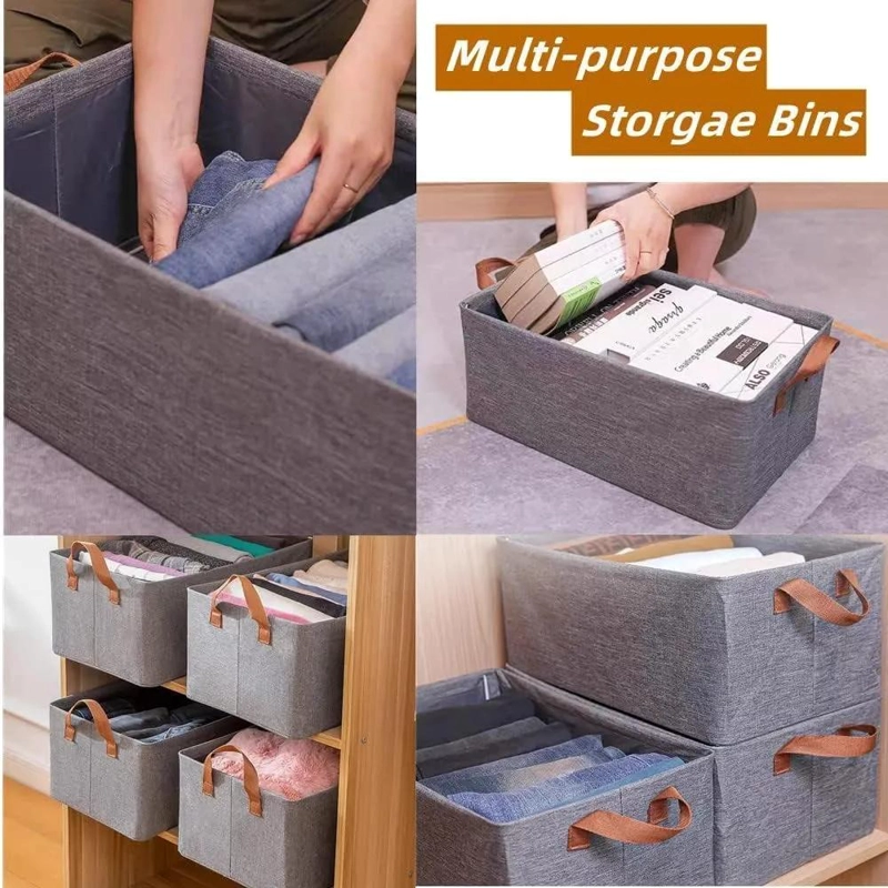 JUEGO DE 2 ORGANIZADORES PLEGABLES PARA ALMACENAMIENTO DE ROPA - 6