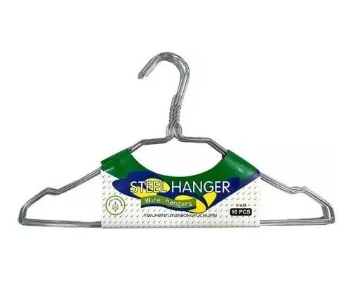 PACK DE 20 COLGADORES METALICOS ANTIDESLIZANTES PARA ROPA - 2