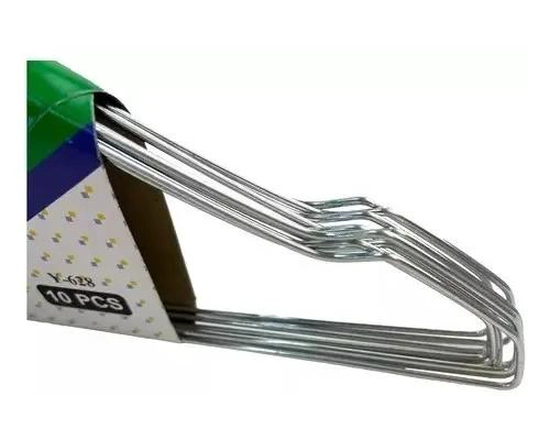 PACK DE 20 COLGADORES METALICOS ANTIDESLIZANTES PARA ROPA - 5