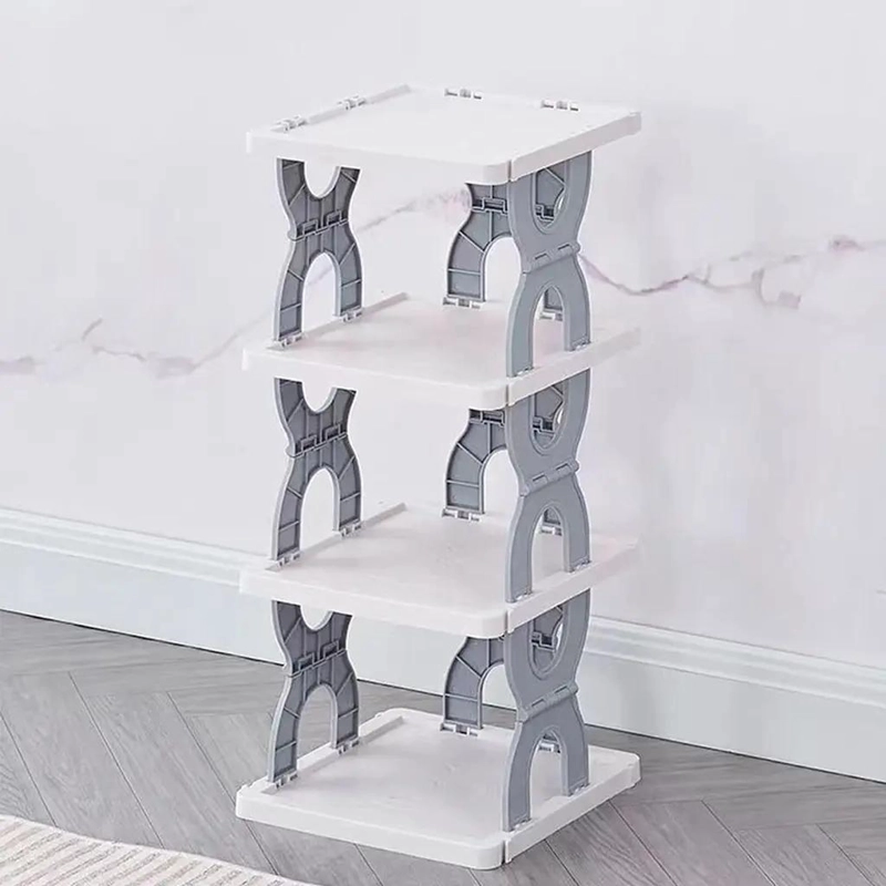 ORGANIZADOR VERTICAL DE ZAPATOS PLEGABLE DE 4 NIVELES - 6