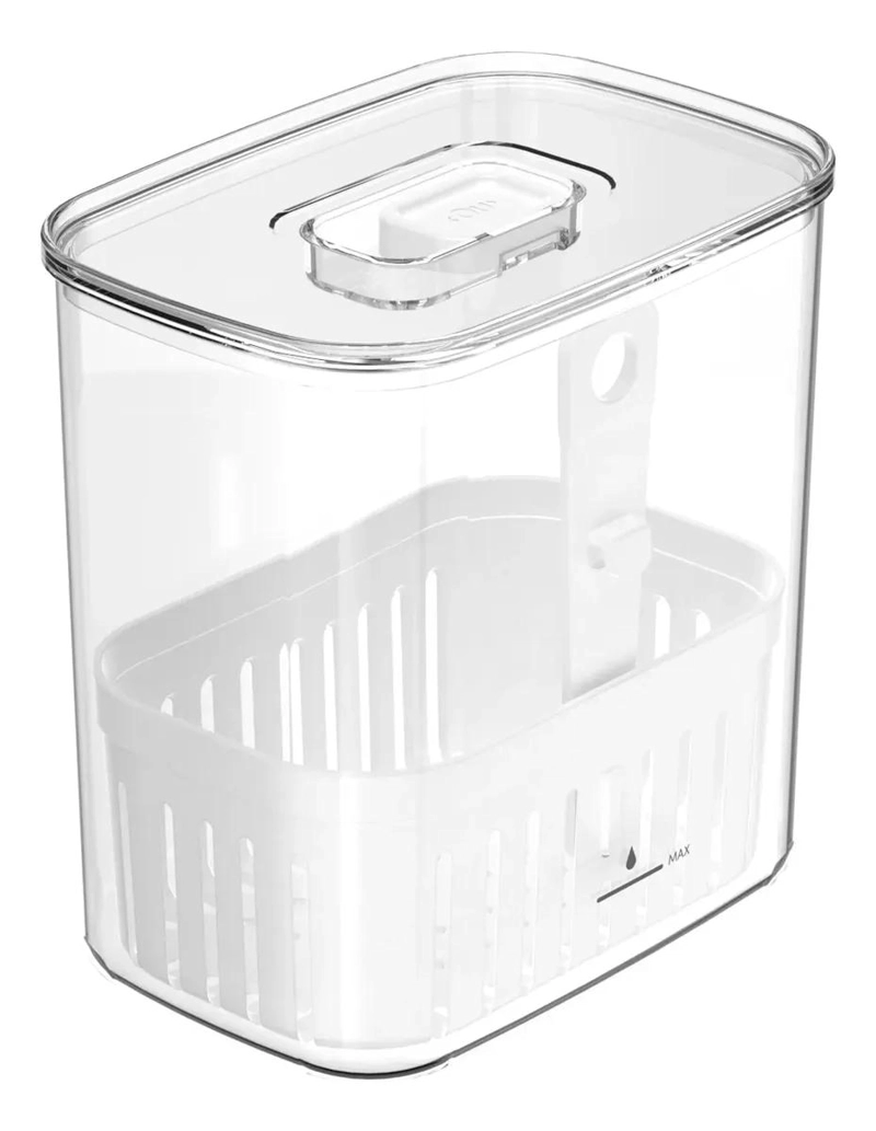 ORGANIZADOR DE CONDIMENTOS TRANSPARENTE PARA REFRIGERADOR 1.5 L - 1