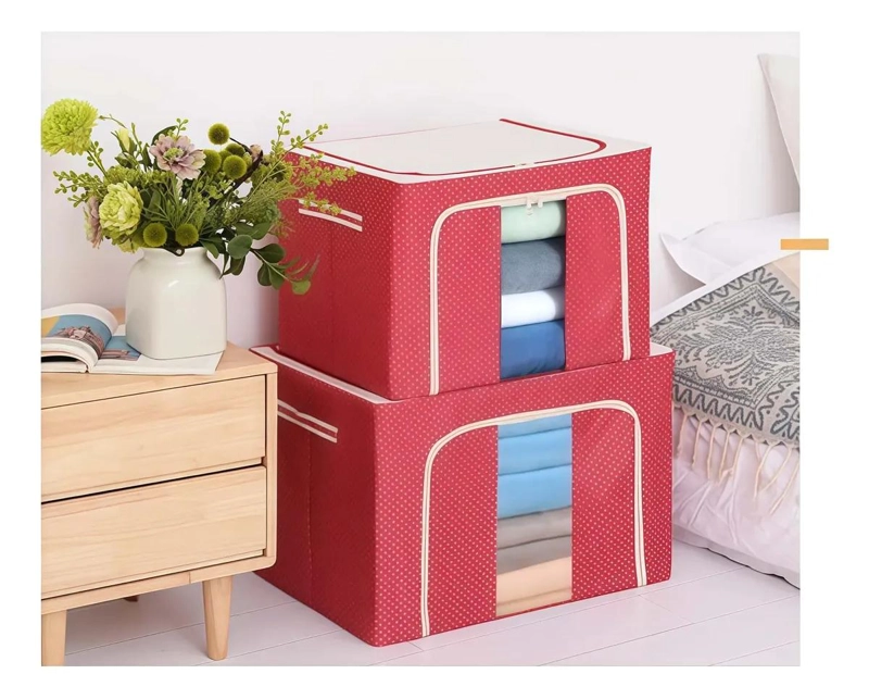 CAJA ORGANIZADORA PLEGABLE PARA ALMACENAMIENTO DE ROPA - 2