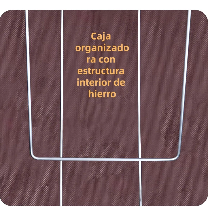 CAJA ORGANIZADORA PLEGABLE PARA ALMACENAMIENTO DE ROPA - 3