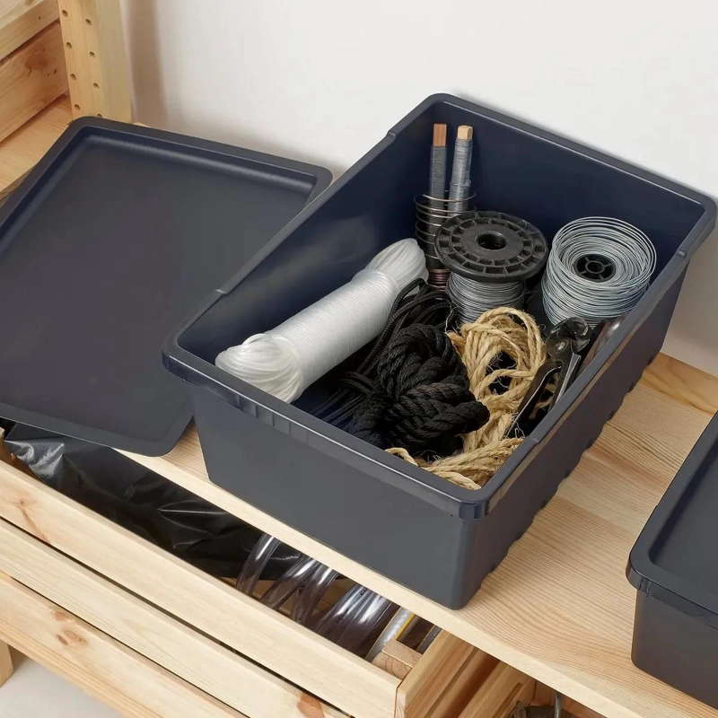 CAJA ORGANIZADORA CON TAPA IDEAL PARA HOGAR Y TALLER - 4