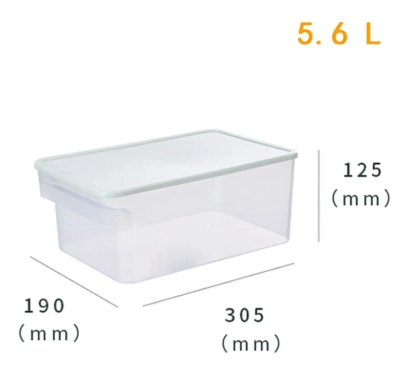 CAJA DE ALMACENAMIENTO DE 5.6 LITROS PARA COCINA Y OFICINA - 3