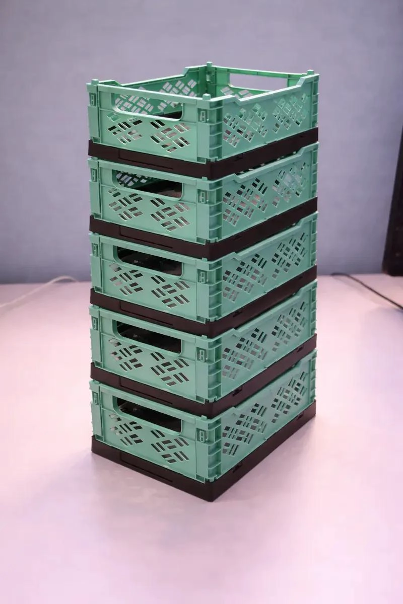 CAJAS ORGANIZADORAS PLEGABLES APILABLES PARA ALMACENAMIENTO - 2