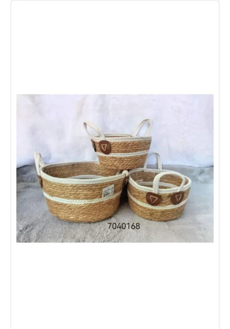 SET DE 3 CANASTOS ORGANIZADORES PARA EL HOGAR - 3