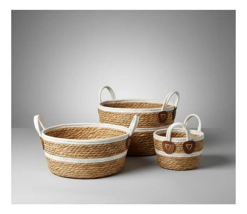 SET DE 3 CANASTOS ORGANIZADORES PARA EL HOGAR - 4