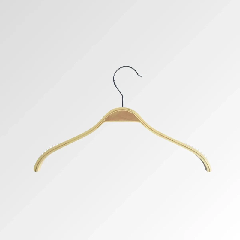 SET DE 10 GANCHOS DE MADERA ANTIDESLIZANTES PARA ROPA - 2