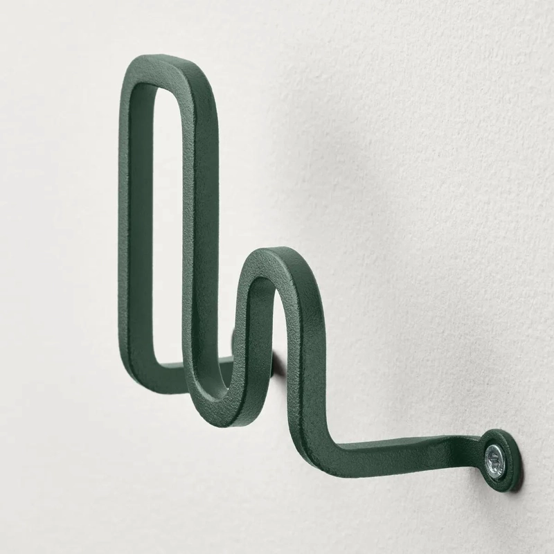 GANCHO DE PARED ACERO REVESTIDO 10X6 CM PARA ORGANIZACION - 3