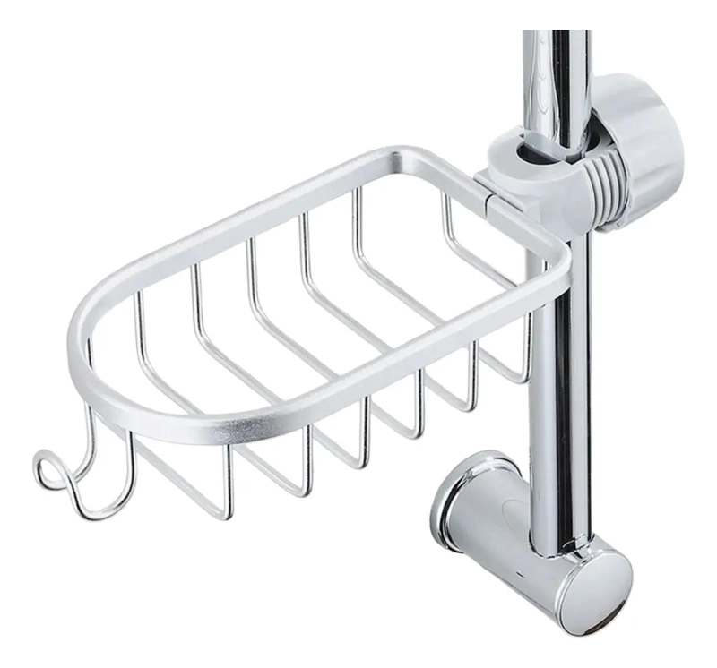 ORGANIZADOR DE ESPONJA Y JABON PARA GRIFO DE ACERO INOXIDABLE - 1