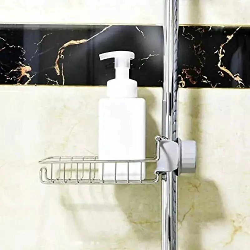 ORGANIZADOR DE ESPONJA Y JABON PARA GRIFO DE ACERO INOXIDABLE - 9