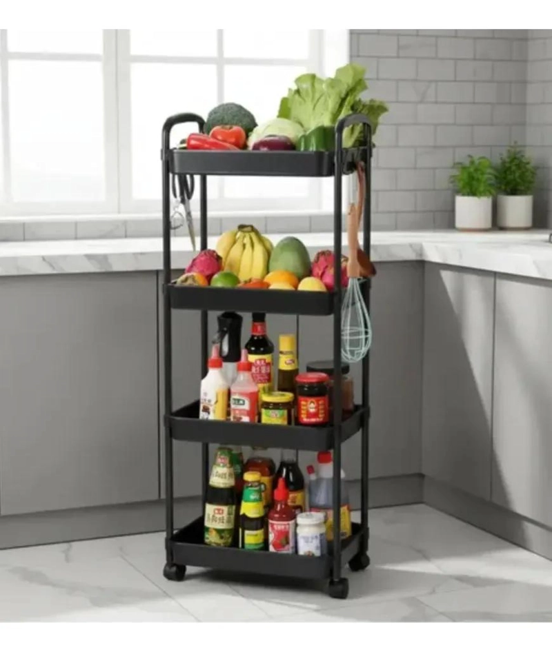 ESTANTE ORGANIZADOR DE COCINA MULTIFUNCIONAL CON RUEDAS - 1