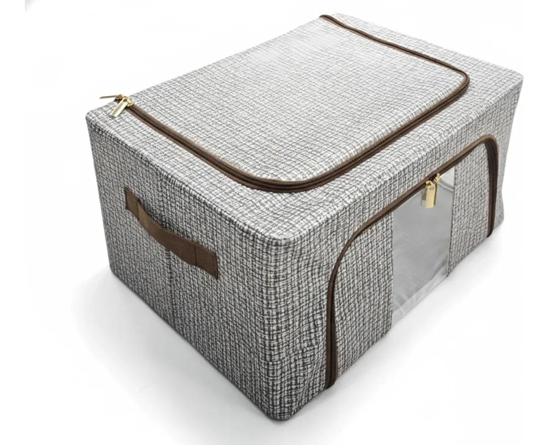 CAJA ORGANIZADORA PLEGABLE DE TELA TNT MULTIUSO 40X30X20CM - 1