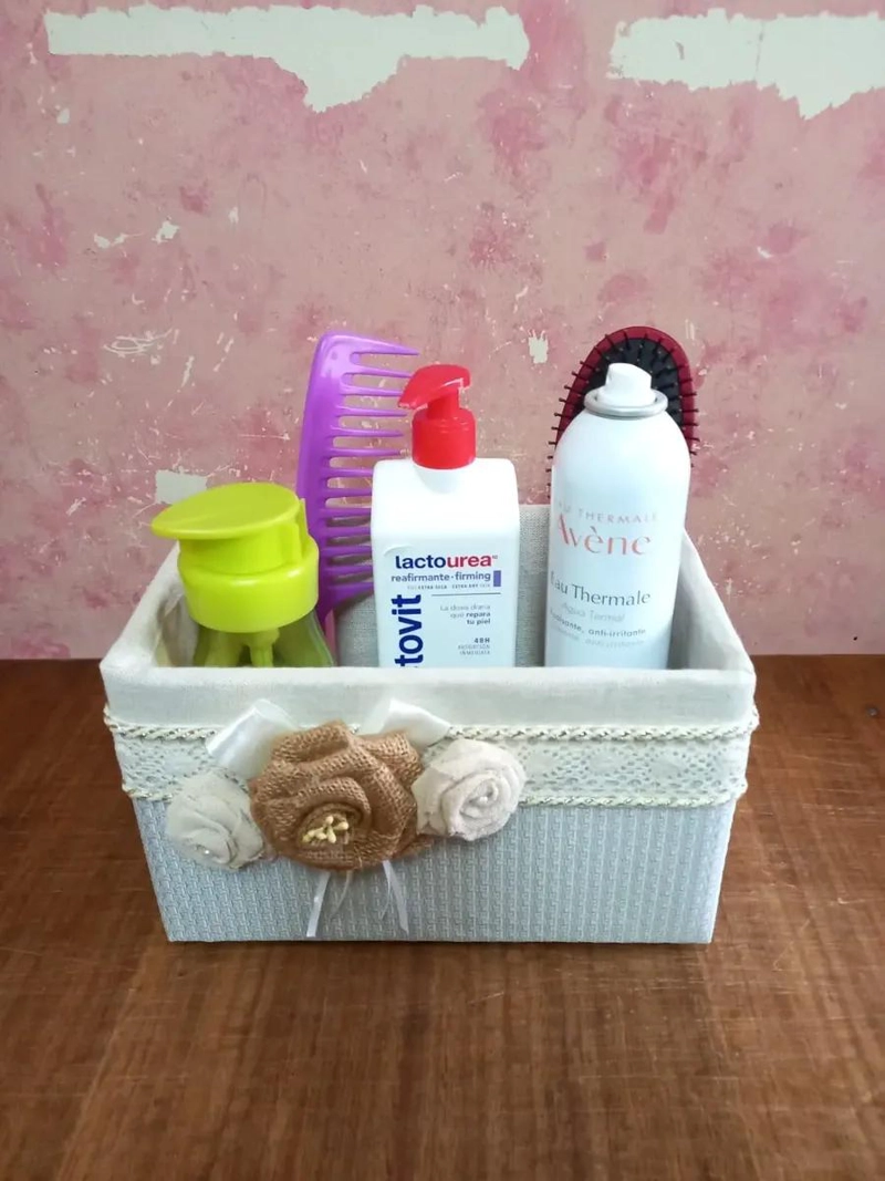 CAJA DE ALMACENAMIENTO DECORATIVA PARA ORGANIZACION DE ESPACIOS - 2