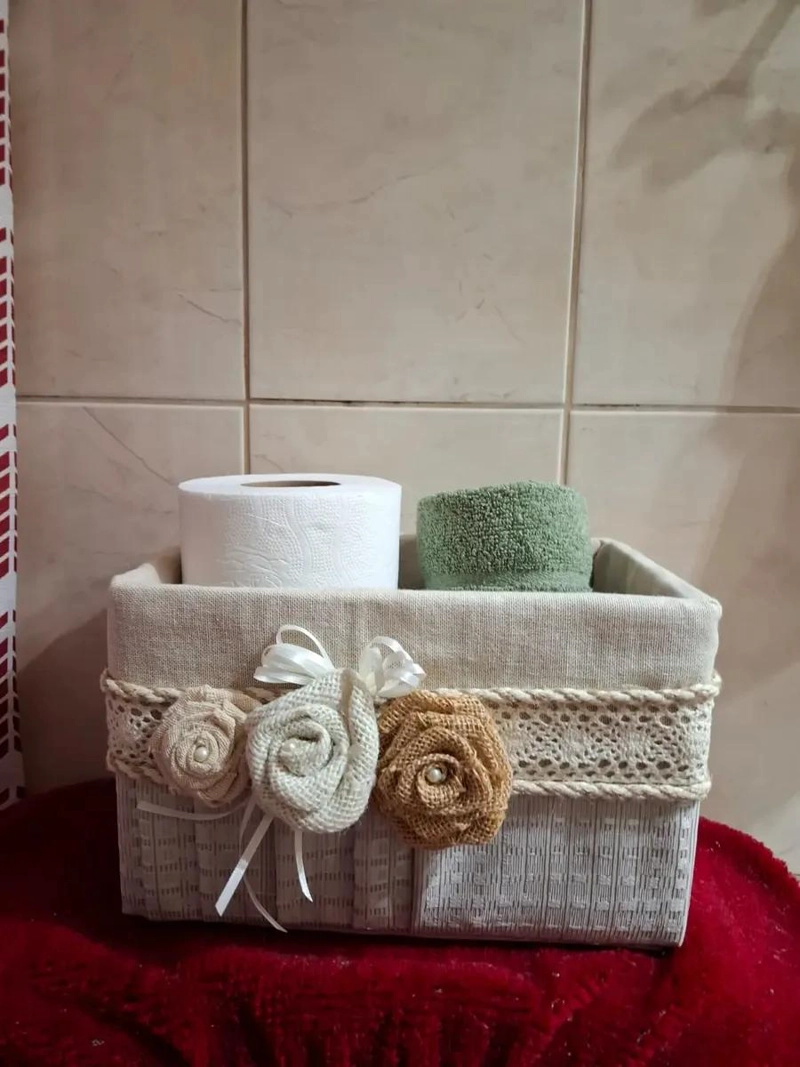 CAJA DE ALMACENAMIENTO DECORATIVA PARA ORGANIZACION DE ESPACIOS - 3