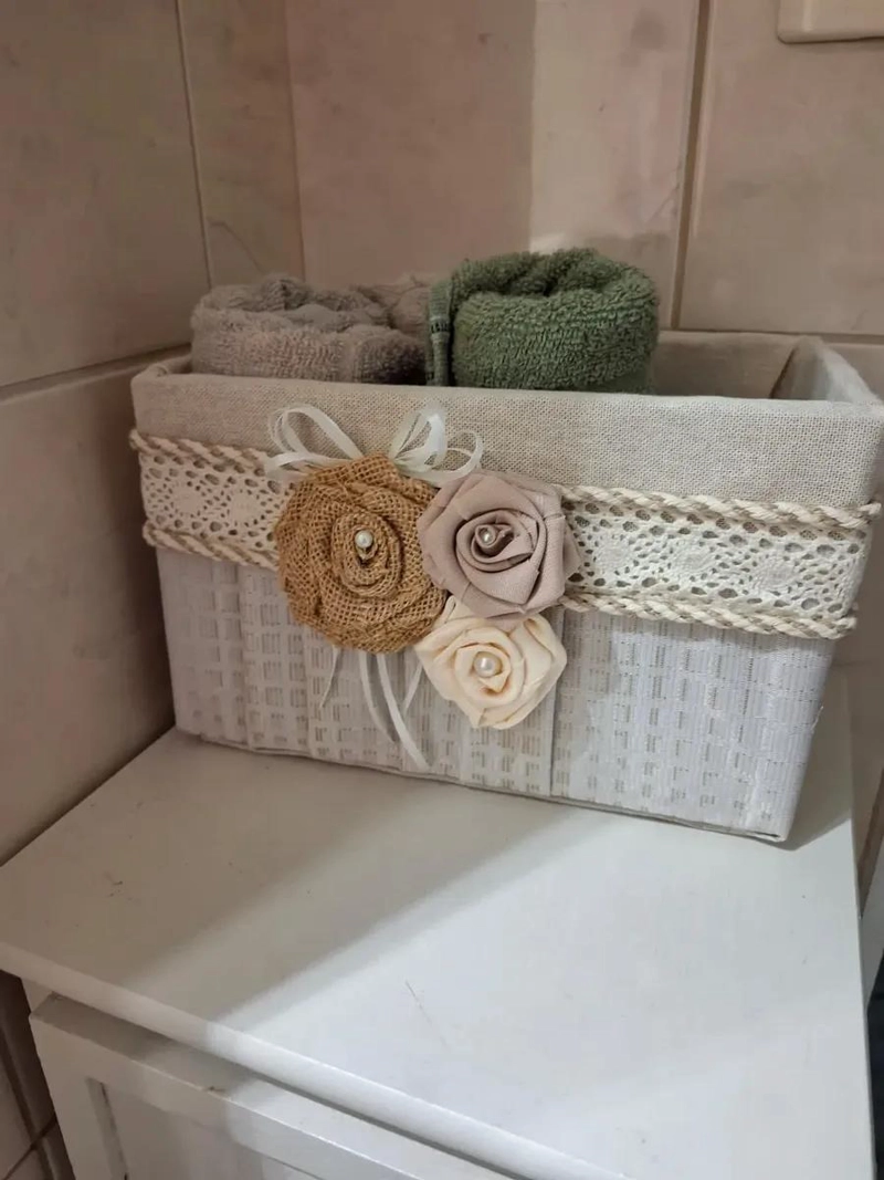 CAJA DE ALMACENAMIENTO DECORATIVA PARA ORGANIZACION DE ESPACIOS - 6