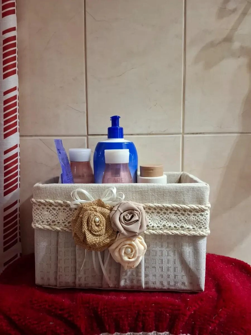 CAJA DE ALMACENAMIENTO DECORATIVA PARA ORGANIZACION DE ESPACIOS - 7