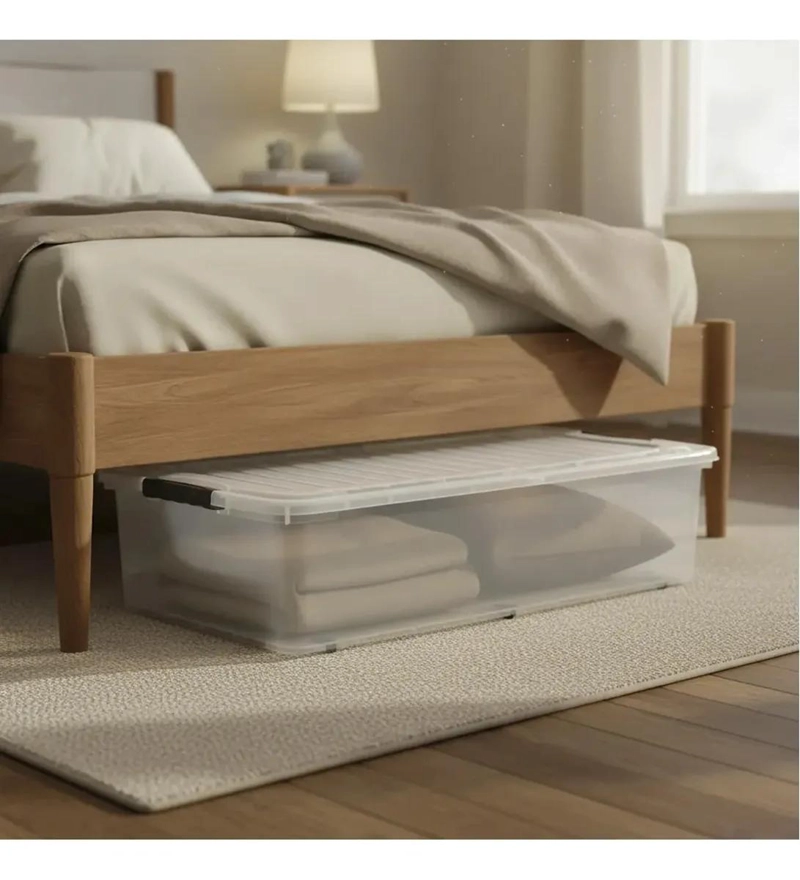 CAJA ORGANIZADORA BAJO CAMA CON RUEDAS 48 LITROS - 3