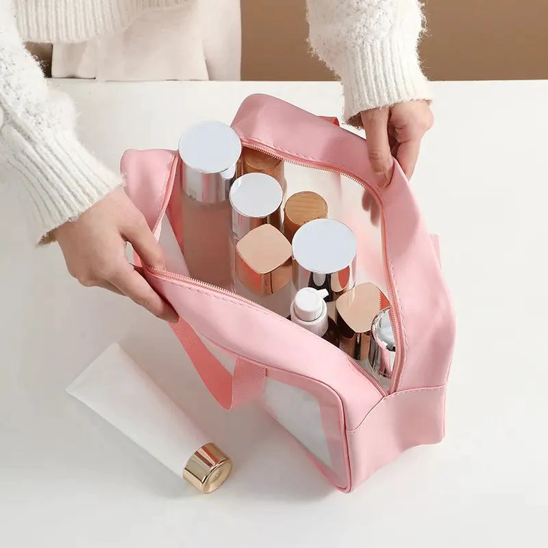 ORGANIZADOR DE MAQUILLAJE ACRILICO IMPERMEABLE MODERNO - 1