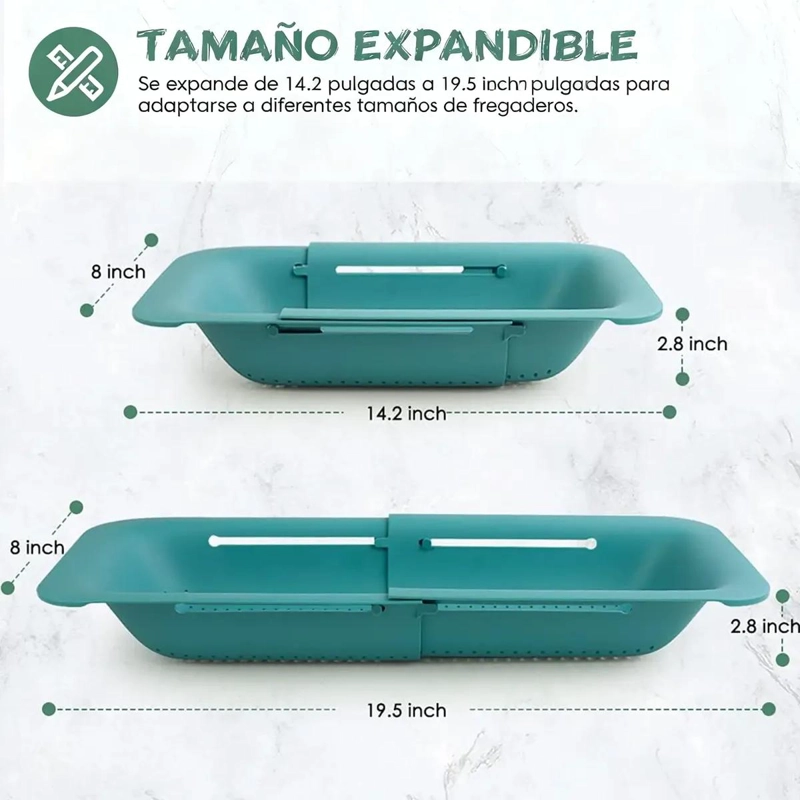 ORGANIZADOR EXTENSIBLE PARA FREGADERO Y ESCURRIDOR COLGANTE - 2