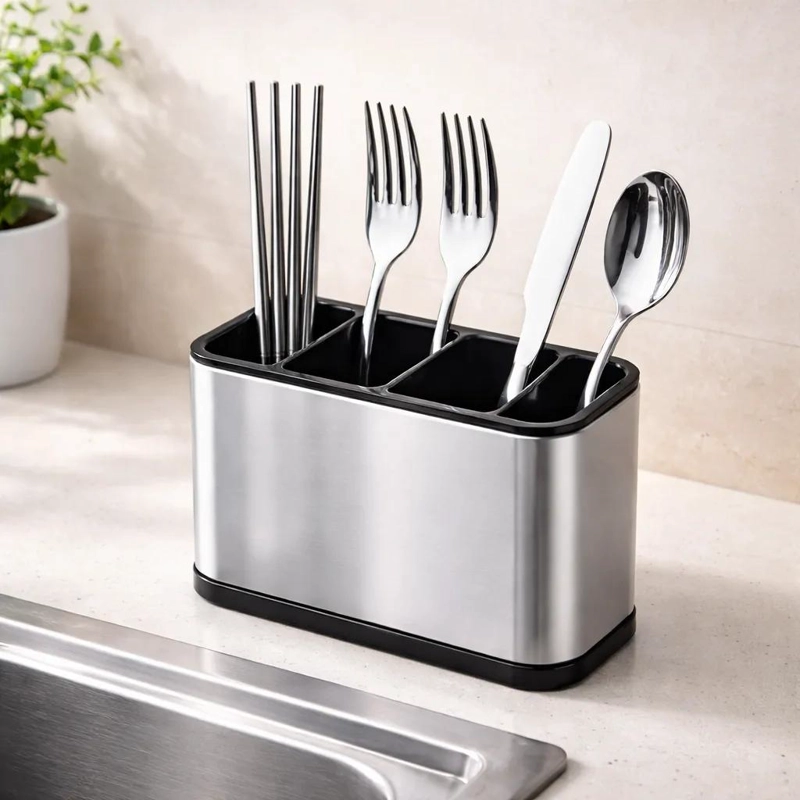 ESCURRIDOR DE CUBIERTOS Y UTENSILIOS PARA COCINA PRACTICO - 9