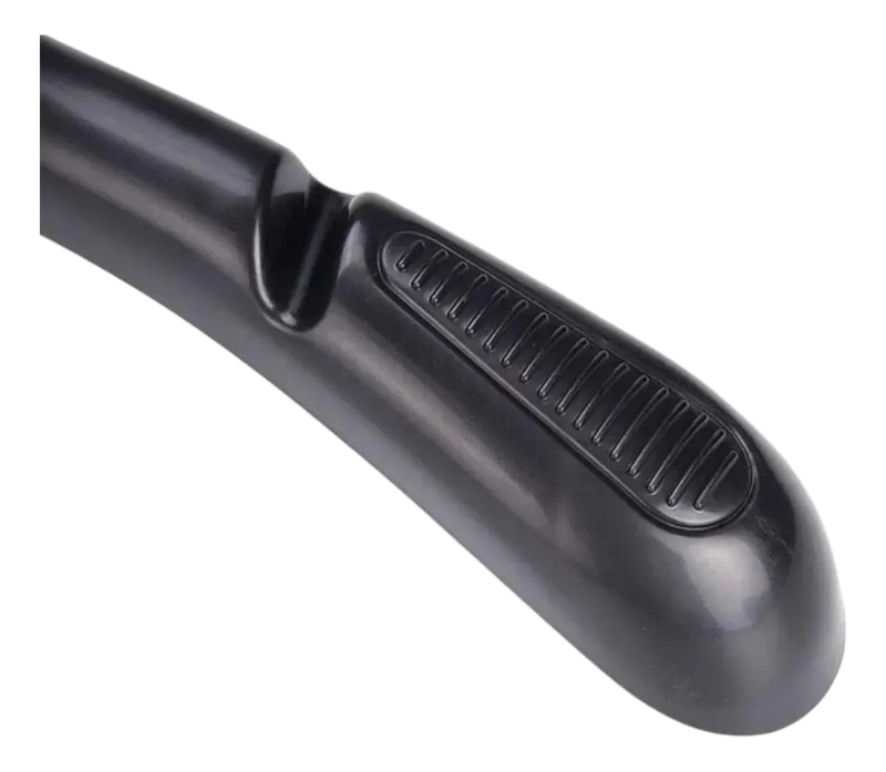 PACK DE 5 COLGADORES DE PLASTICO NEGRO PARA ROPA - 2