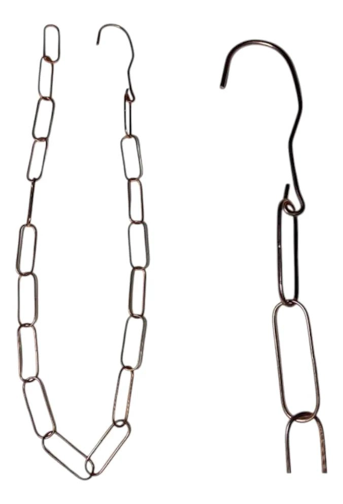 PACK DE 10 ORGANIZADORES COLGANTES DE METAL COLOR BRONCE - 3