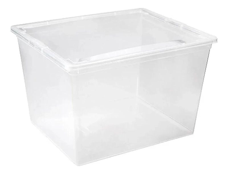 CAJA ORGANIZADORA APILABLE 30 L CON TAPA PARA JUGUETES - 2