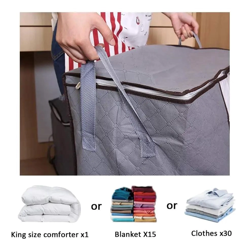 BOLSA ORGANIZADORA GRANDE PARA ALMACENAMIENTO DE ROPA - 7