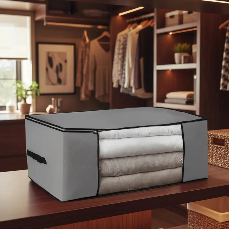 ORGANIZADOR DE ROPA PARA CLOSET 60X45X30 IDEAL PARA ALMACENAMIENTO - 2
