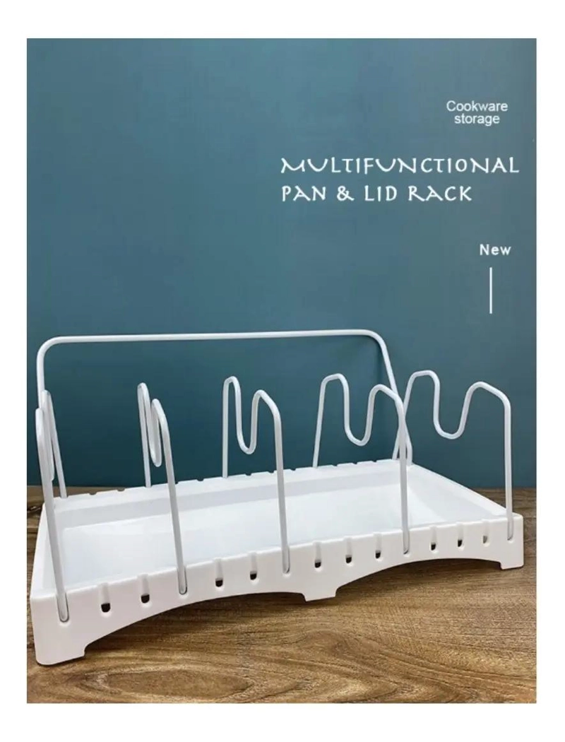ORGANIZADOR MULTIUSOS PARA OLLAS Y VAJILLA CON DIVISORES AJUSTABLES - 2