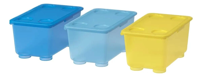 CAJAS ORGANIZADORAS INFANTILES APILABLES PARA JUGUETES - 1