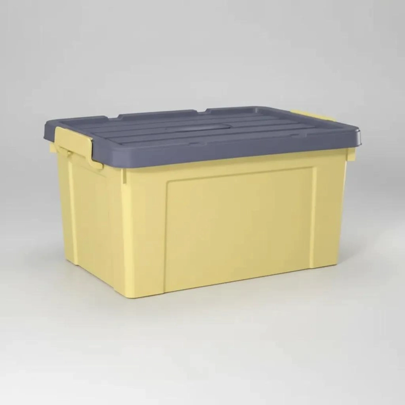 CAJA ORGANIZADORA PLASTICA 10 LITROS CON TAPA IDEAL PARA EL HOGAR - 5