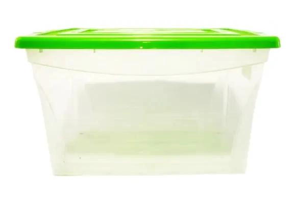 CAJA ORGANIZADORA DE PLASTICO PARA ALMACENAMIENTO 32 LITROS - 4