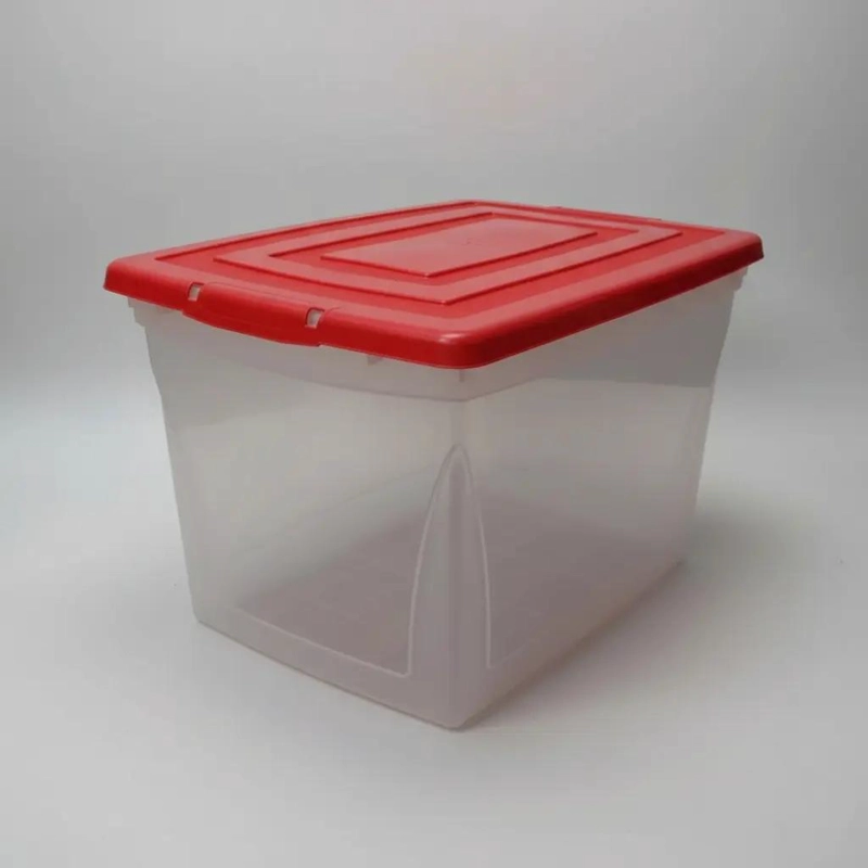 CAJA ORGANIZADORA DE PLASTICO PARA ALMACENAMIENTO 32 LITROS - 5