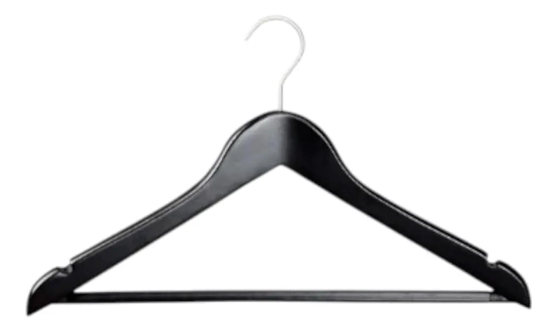 PACK DE 6 COLGADORES DE ROPA GIRATORIOS DE ALUMINIO - 1
