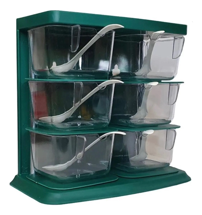 SET DE 6 ESPECIEROS ORGANIZADOR MULTIFUNCIONAL PARA COCINA - 1