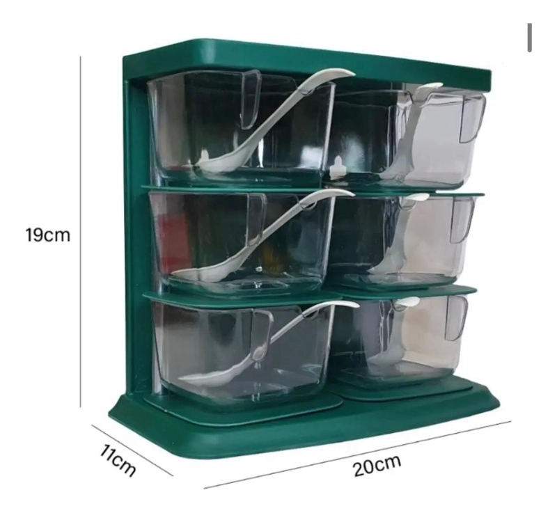 SET DE 6 ESPECIEROS ORGANIZADOR MULTIFUNCIONAL PARA COCINA - 3