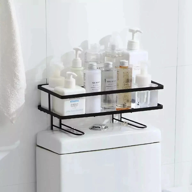 ESTANTE ORGANIZADOR METALICO PARA BAÑO, REPISA SOBRE INODORO - 2