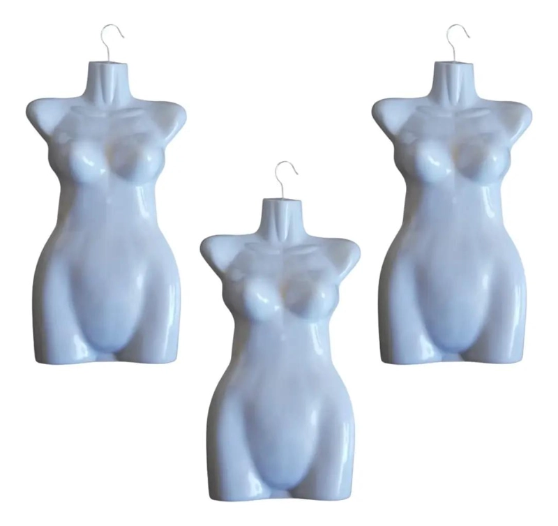 KIT DE 3 GANCHOS COLGADORES PARA ROPA DE MUJER - 1