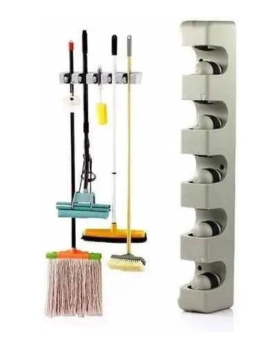 ORGANIZADOR COLGANTE PARA ESCOBAS Y UTENSILIOS DE LIMPIEZA - 1