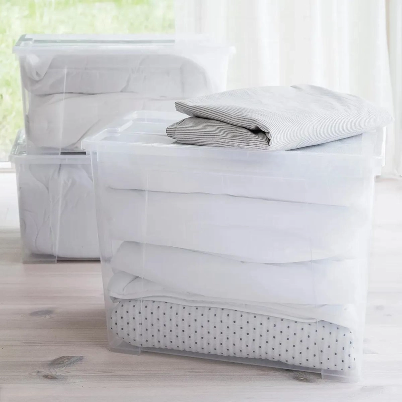 TAPA APILABLE TRANSPARENTE PARA CAJA ORGANIZADORA 45-65L - 3