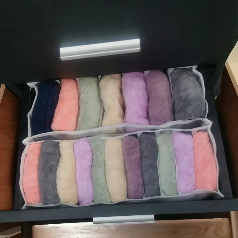 SET DE 2 CAJAS ORGANIZADORAS PARA ROPA INTERIOR Y ACCESORIOS - 3