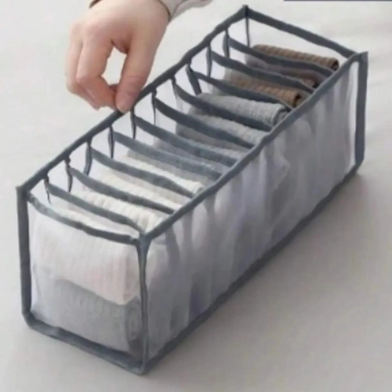SET DE 2 CAJAS ORGANIZADORAS PARA ROPA INTERIOR Y ACCESORIOS - 6
