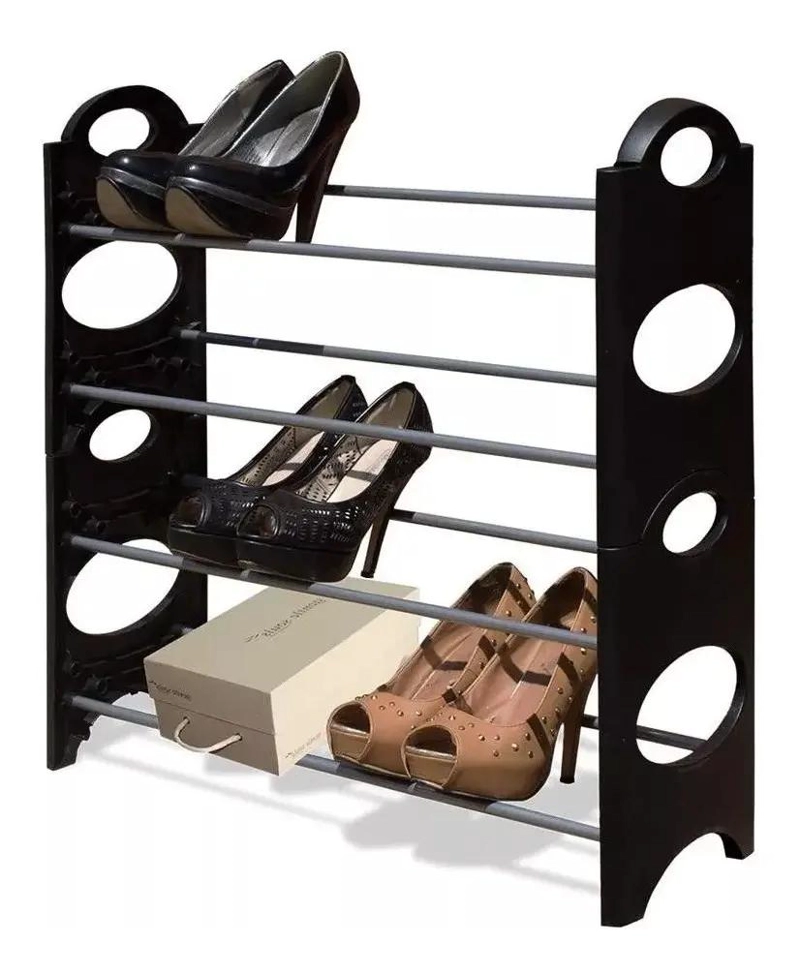 ORGANIZADOR DE CALZADO PARA 12 PARES CON DISEÑO COMPACTO - 1