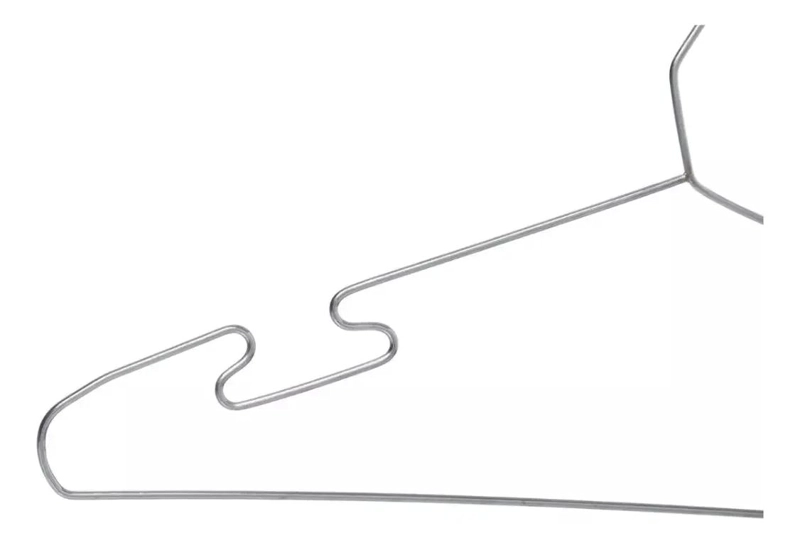 SET DE 30 COLGADORES DE ROPA METALICOS ANTIDESLIZANTES - 2