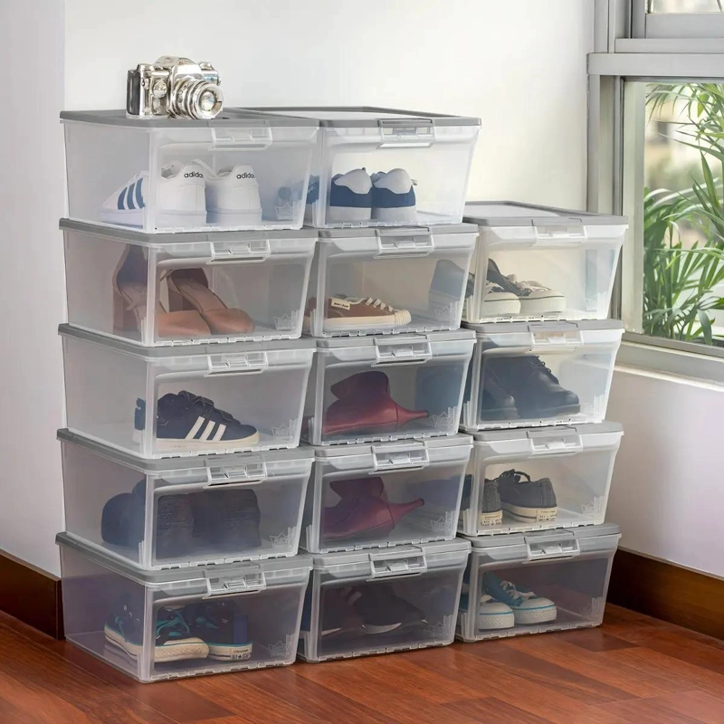 CAJA ORGANIZADORA ZAPATERA APILABLE CON APERTURA FRONTAL - 3