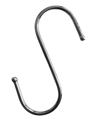 PACK DE 30 GANCHOS GRANDES TIPO S DE ACERO RESISTENTE - 1