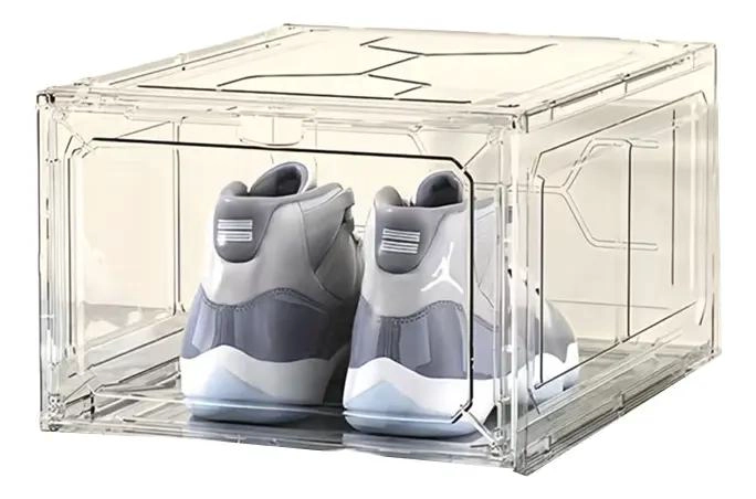 CAJA ORGANIZADORA APILABLE PARA ZAPATOS CON DISEÑO VENTILADO - 1